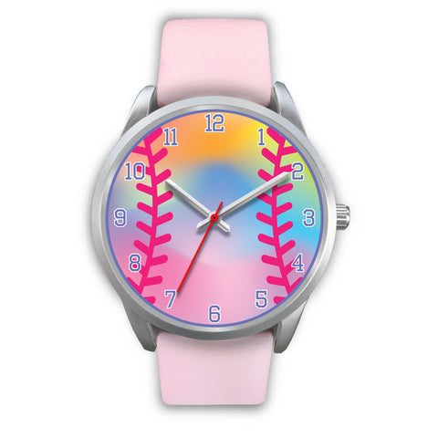 Image of Girls Rainbow Softball Watch