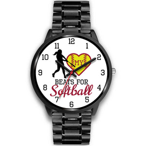 My heart beats for softball men's watch - Hitter