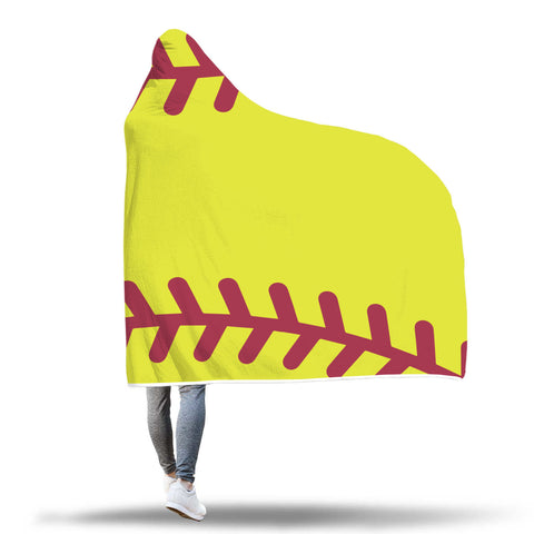 softball hoodie blanket