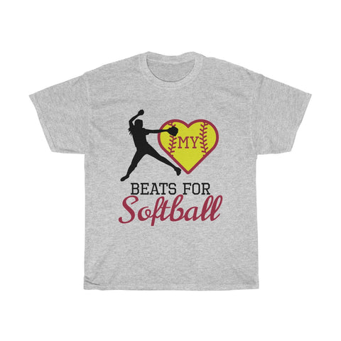 Image of My heart beats for softball (pitcher)