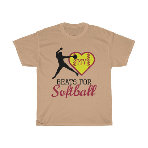 Image of My heart beats for softball (pitcher)