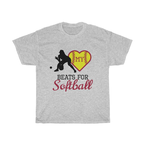 Image of My heart beats for softball (fielder)