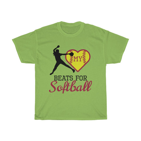 Image of My heart beats for softball (pitcher)