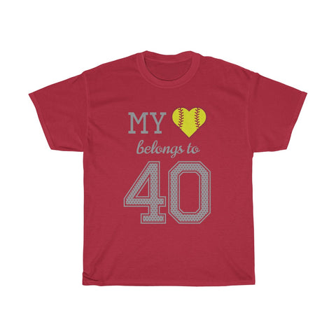 Image of My heart belongs to 40