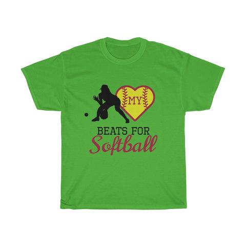 Image of My heart beats for softball (fielder)
