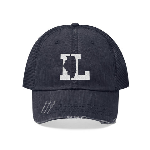 Image of Unisex Trucker Hat - Illinois